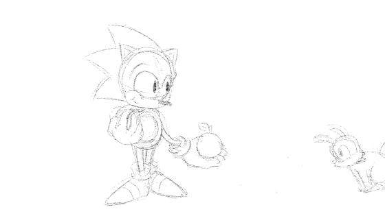 Sonic Giving Fruit